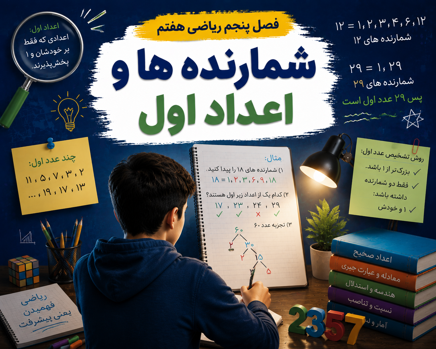 فصل پنجم ( شمارنده ها و اعداد اول)