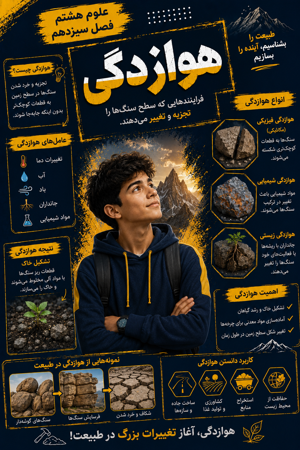 فصل سیزدهم ( هوازدگی )