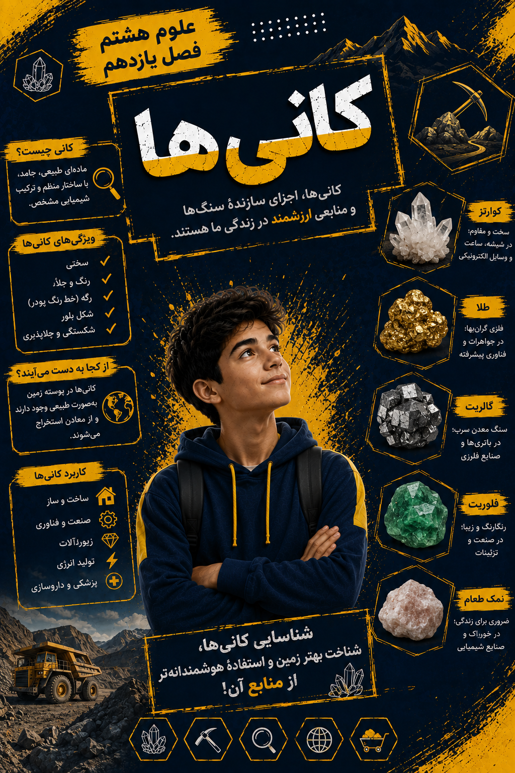 فصل یازدهم ( کانی ها )