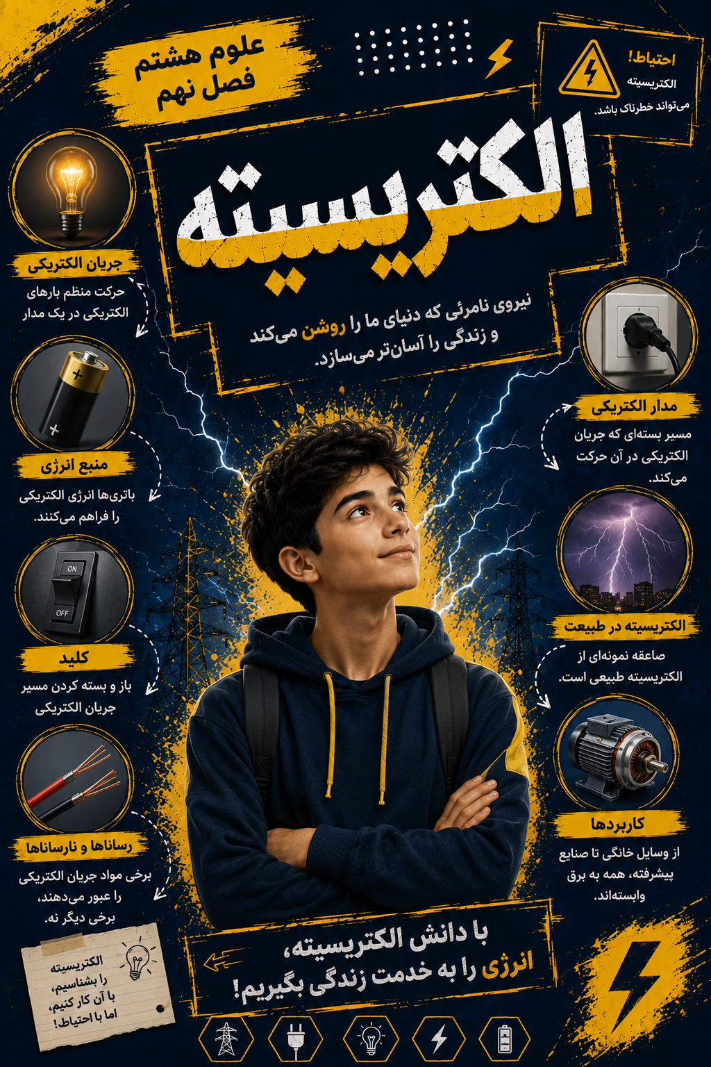 فصل نهم ( الکتریسیته )