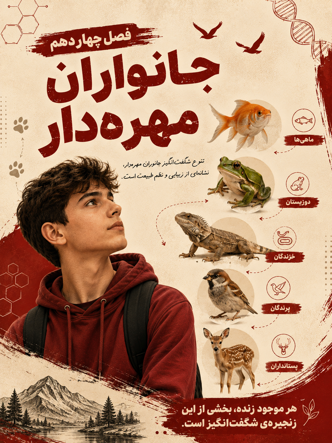 فصل چهاردهم ( جانوران مهره‌دار )